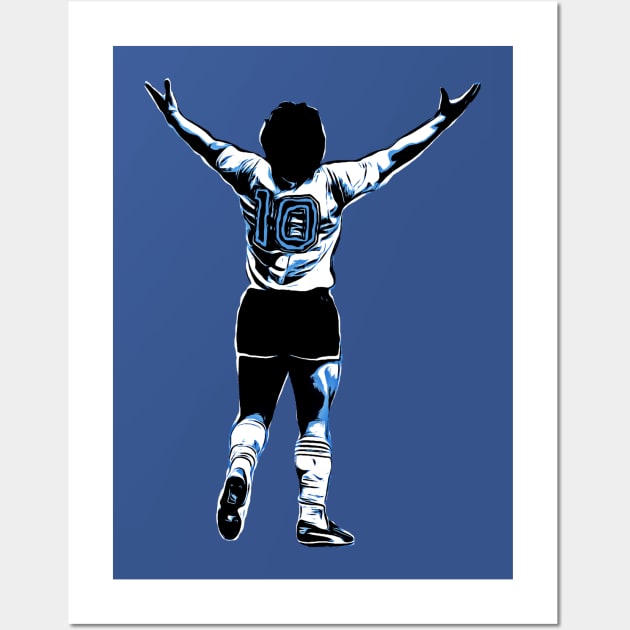 maradona d10s Wall Art by BAJAJU